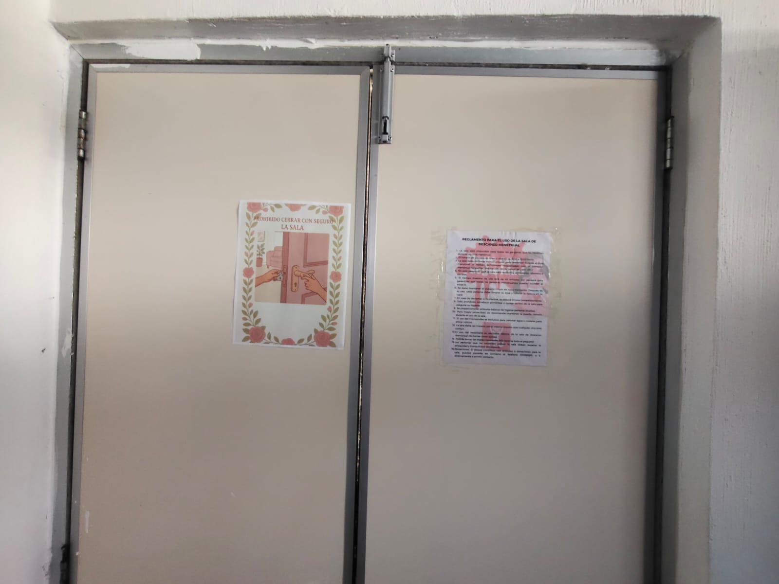 Imagen sala menstrural