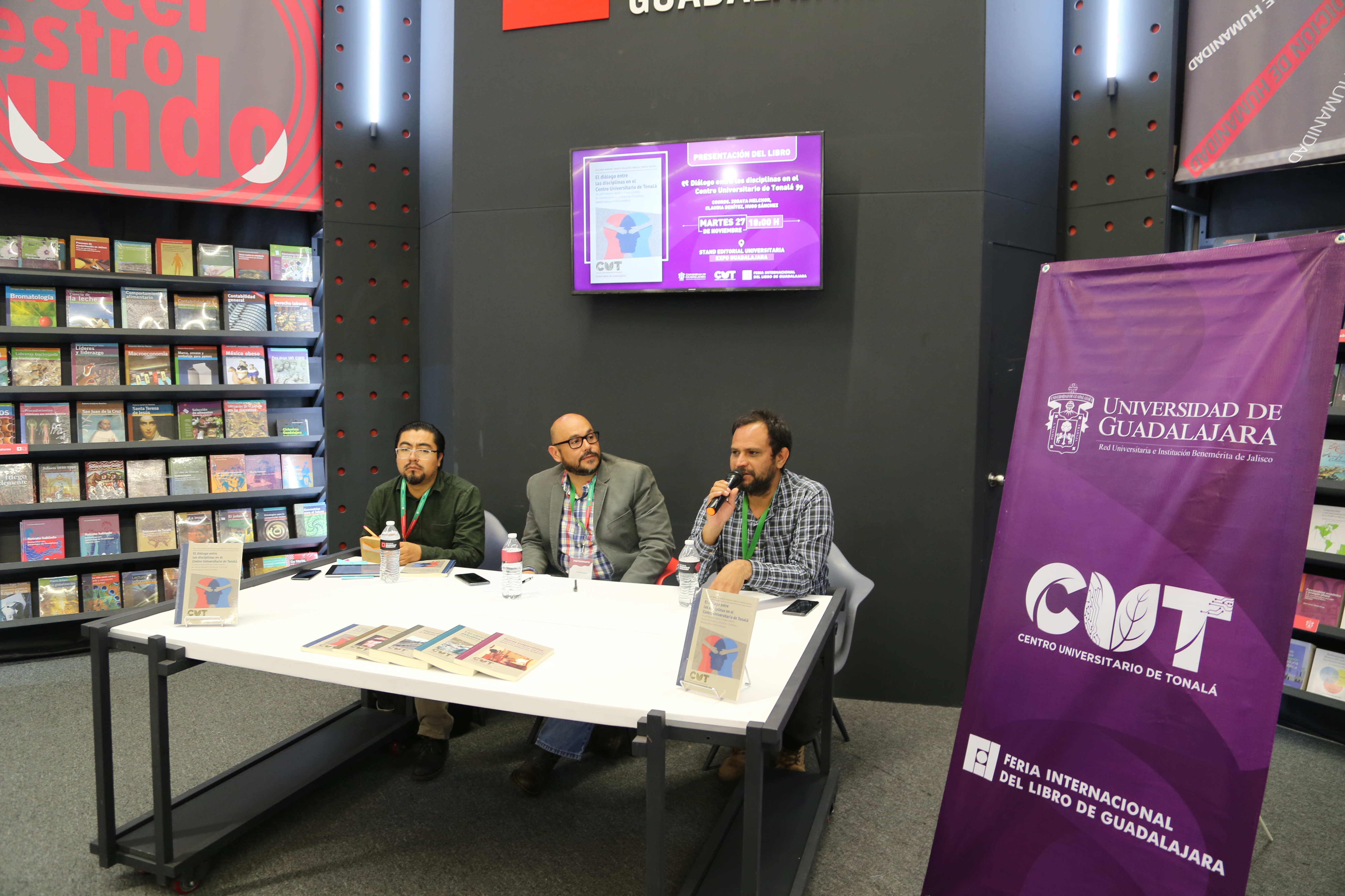 El Centro Universitario de Tonalá estuvo presente en la Feria del libro más importante de Iberoamérica.
