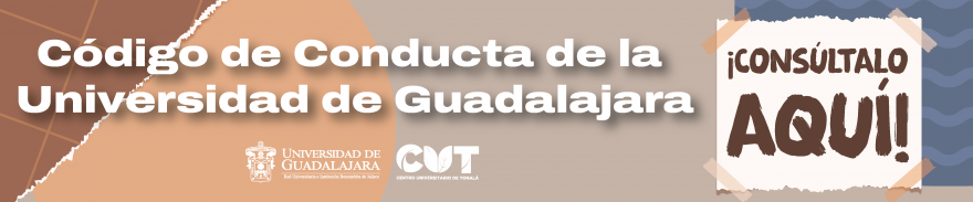 Banner de ingreso al Código de Conducta de la Universidad de Guadalajara